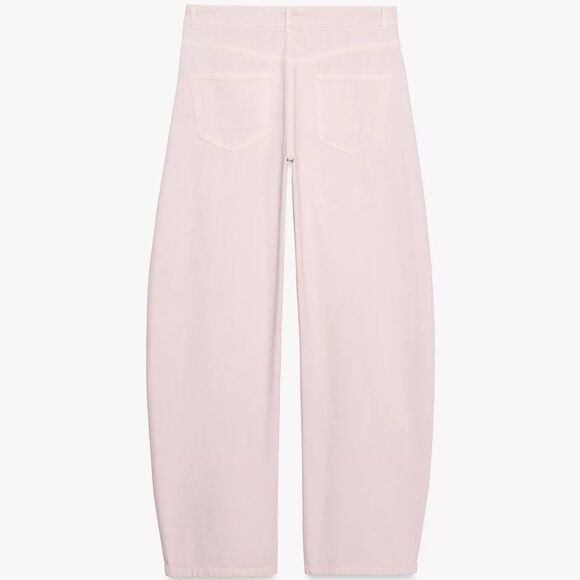 ZARA HIGH WAIST BARREL JEANS ZW COLLECTION - Picture 4 of 9